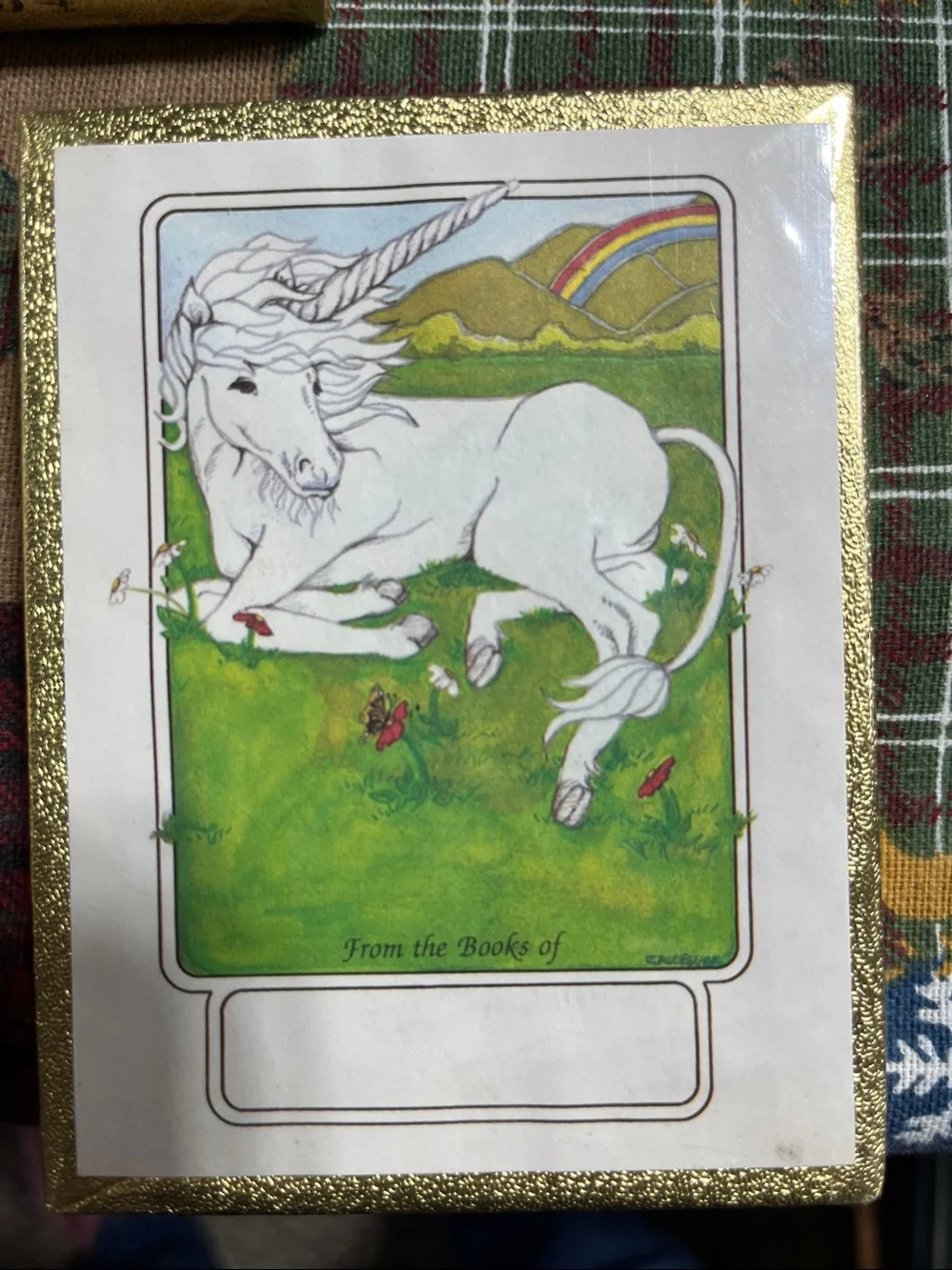 Unicorn Bookplates / Ex Libris Labels - bundle of 3
